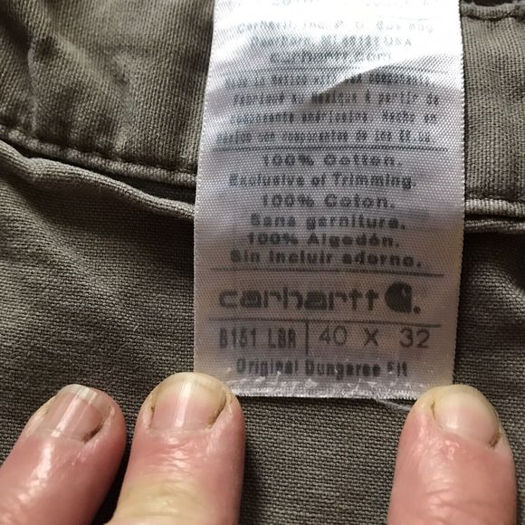 Carhartt Dungaree Men’s Pants Lot Of 2 Pair Waist 40” - Picture 2 of 12